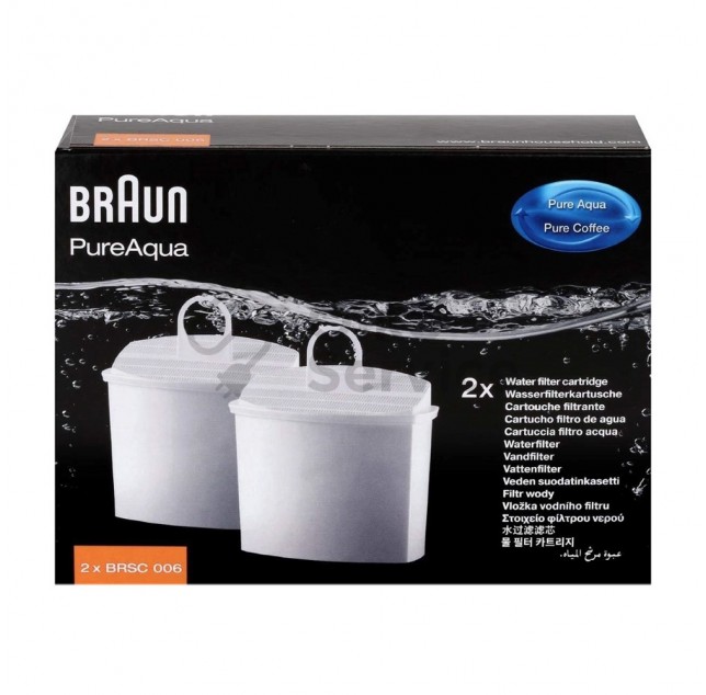 Φίλτρο Νερού Καφετιέρας  PureAqua 2τμχ Braun Original Αυθεντικό Προιόν 