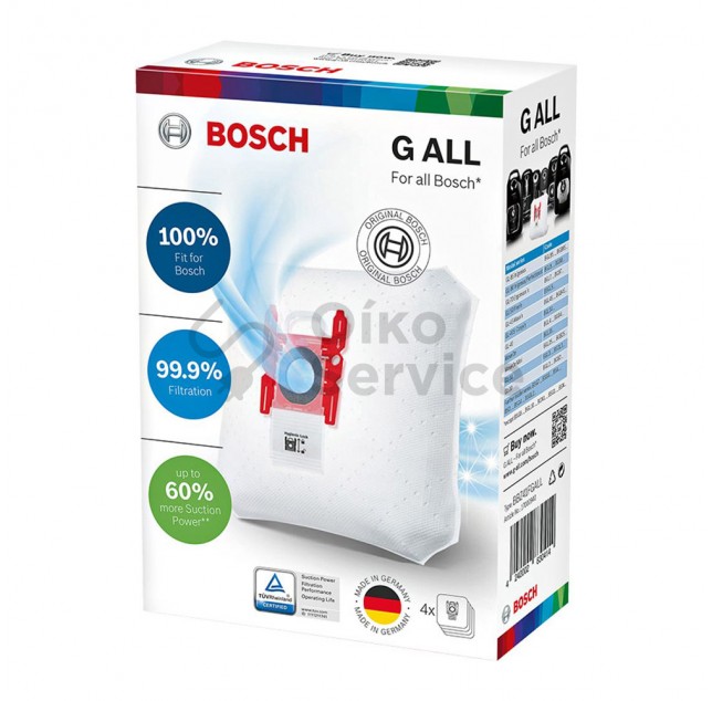 Σακούλες Ηλεκτρικής Σκούπας G All Siemens,Bosch  Original, Αυθεντικο Προιον