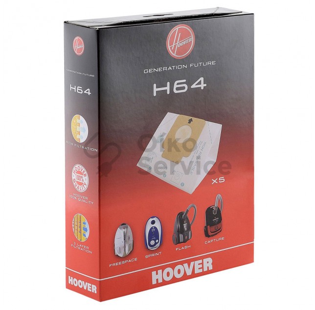 Σακούλες ηλεκτρικής  Σκούπας H64 Hoover Freespace/Sprint/Flash/Capture/Brave Original Αυθεντικο Προιον