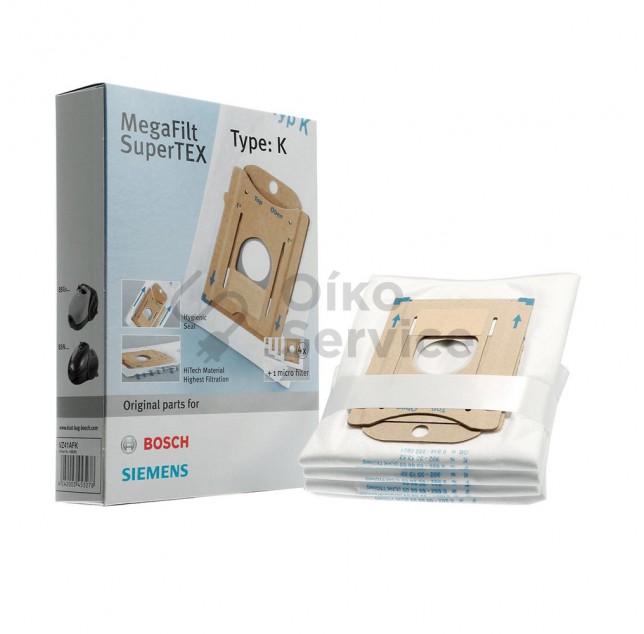 Σακούλες Ηλεκτρικής Σκούπας  Type K Bosch,Siemens Original  Αυθεντικο  Προιον