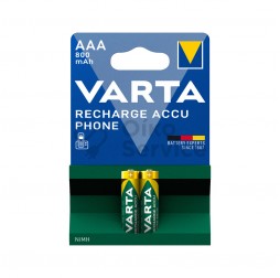 Επαναφορτιζόμενες μπαταρίες Varta AAA Phone Blister 2 τεμ.