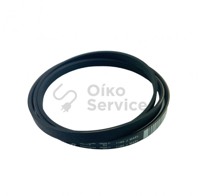 Ιμάντας 1180 J4 Κάδου Πλυντηρίου Ρούχων Bosch,Siemens,Pitsos,Neff,Balay  ORIGINAL , ΑΥΘΕΝΤΙΚΟ ΠΡΟΙΟΝ