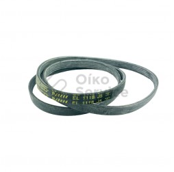 Ιμάντας Ραβδωτός 1118 J5 EL  Ariston, Hotpoint, Ignis, Indesit, Whirlpool ΣΥΜΒΑΤΟ ΠΡΟΙΟΝ