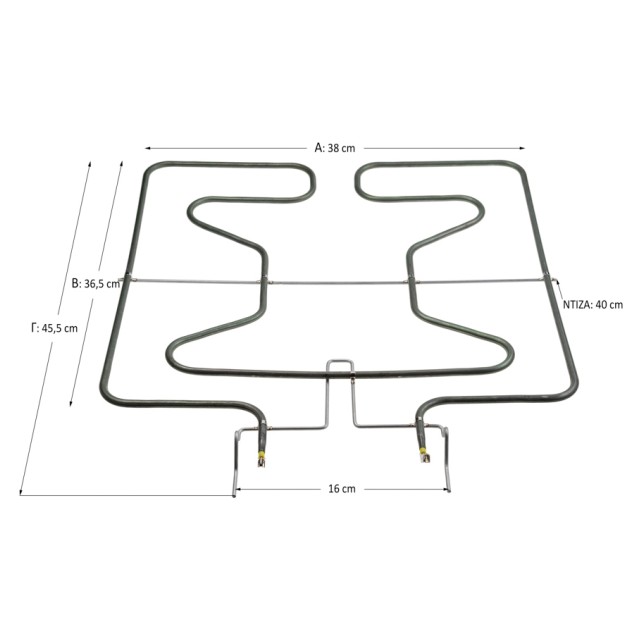 Κάτω Αντίσταση Φούρνου Για Κουζίνα Bosch,Siemens,Pitsos ORIGINAL , ΑΥΘΕΝΤΙΚΟ ΠΡΟΙΟΝ