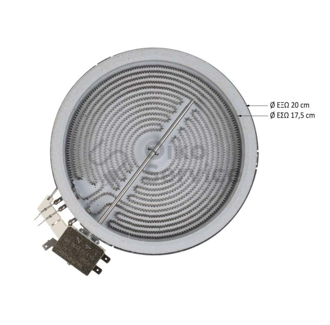 Κεραμική Εστια Ego 1000+700 Watt (Διπλή) ΓΕΝΙΚΗΣ ΧΡΗΣΗΣ ΣΥΜΒΑΤΟ ΠΡΟΙΟΝ Κεραμική Εστια Ego 1000+700 Watt (Διπλή) ΓΕΝΙΚΗΣ ΧΡΗΣΗΣ ΣΥΜΒΑΤΟ ΠΡΟΙΟΝ