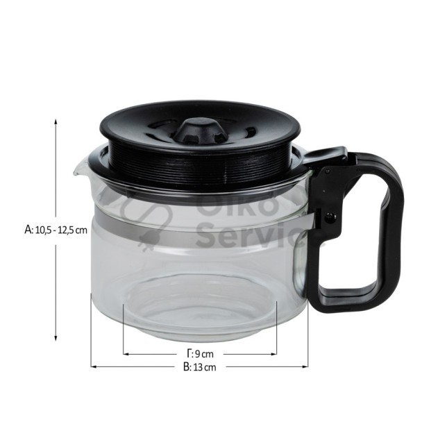 Κανάτα Καφετιέρας με Ρυθμιζόμενο Καπάκι (Μικρή) ΓΕΝΙΚΗΣ ΧΡΗΣΗΣ ΣΥΜΒΑΤΟ ΠΡΟΙΟΝ