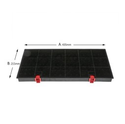 Φίλτρο Άνθρακα Απορροφητήρα 43 x 21,5 cm Aeg,Ariston,Candy Συμβατό Προιόν 