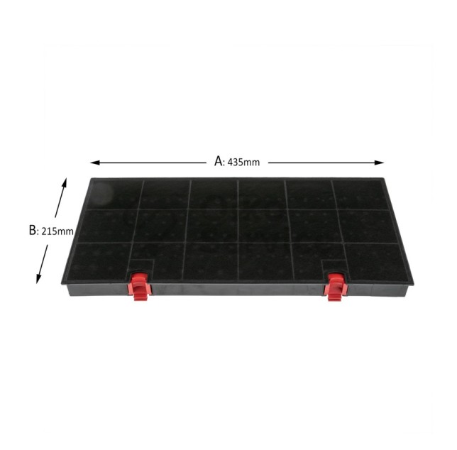 Φίλτρο Άνθρακα Απορροφητήρα 43 x 21,5 cm Aeg,Ariston,Candy Συμβατό Προιόν 
