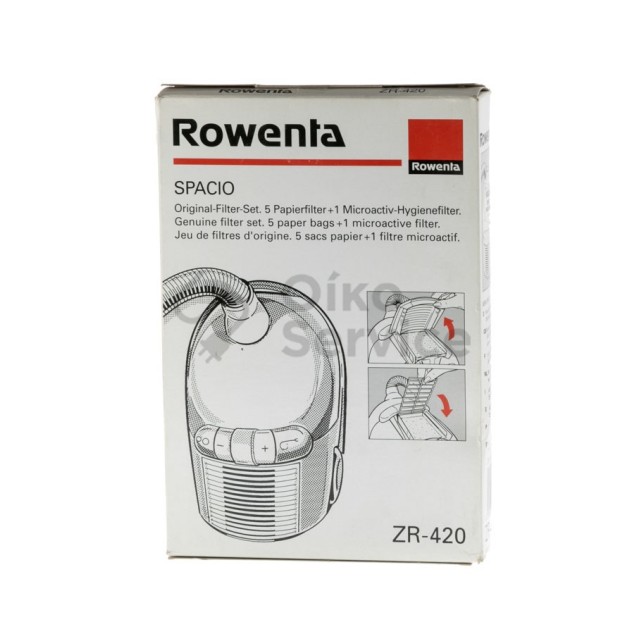 Σακούλες Ηλεκτρικής Σκούπας Spacio Rowenta Original Αυθεντικο Προιον