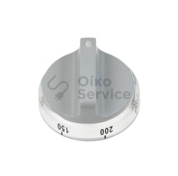 ΚΚουμπί Leχan λευκό φωτιζόμενο θερμοστάτη φούρνου λευκό 300°c  Bosch,Pitsos,Siemens Συμβατό Προιόν 