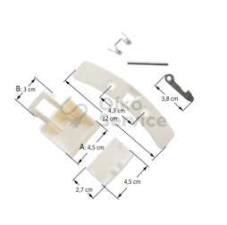 Κλείστρο Πλυντηρίου Ρούχων RSX-N52TX Aeg,Electrolux,Zanussi  Συμβατό Προιόν  (σετ)