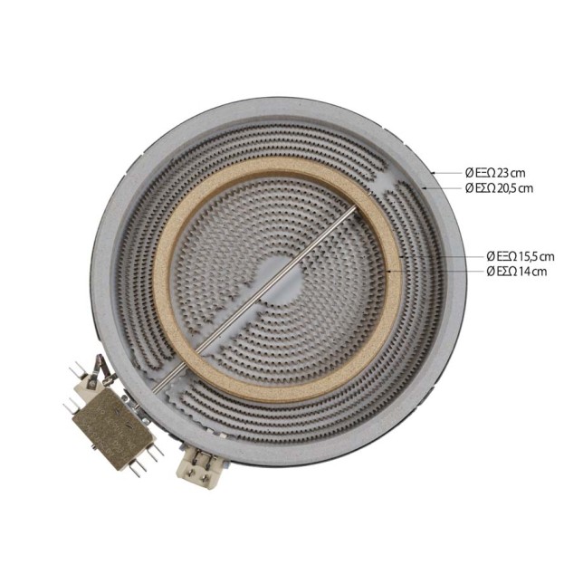 Εστία Κεραμική EGO 15 / 23 cm -2200/1000 Watt Γενικής Χρήσης Εστία Κεραμική EGO 15 / 23 cm -2200/1000 Watt Γενικής Χρήσης