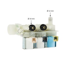 Βαλβίδα Τριπλή 90° Πλυντηρίου Ρούχων ARISTON,INDESIT ORIGINAL , ΑΥΘΕΝΤΙΚΟ ΠΡΟΙΟΝ