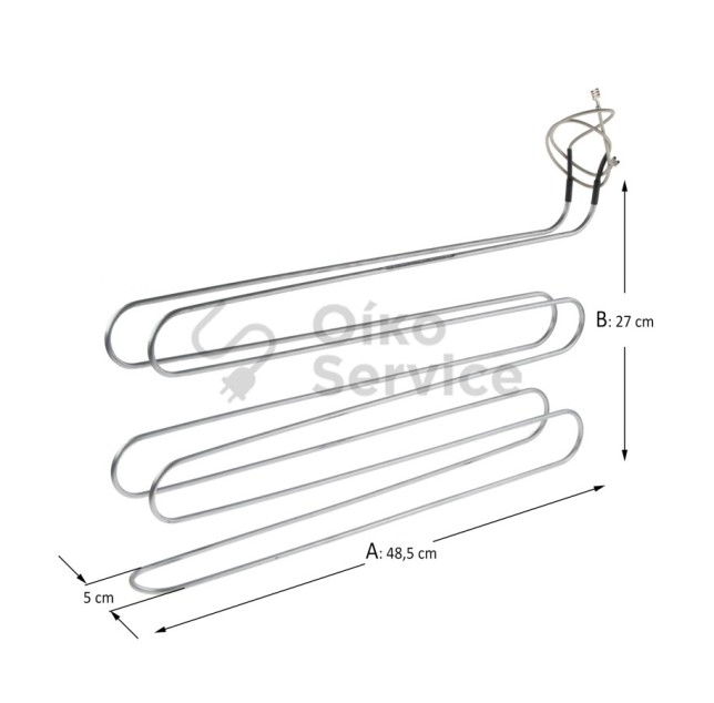Αντίσταση Απόψυξης Στοιχείου Ψυγείου No Frost Bosch,Siemens,Pitsos Συμβατό Προιόν 