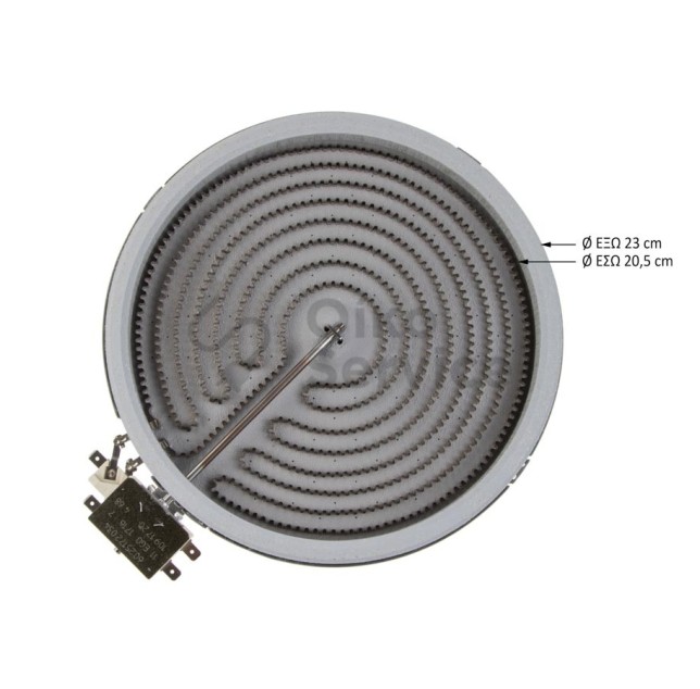 Εστία Κεραμική EGO 2300 Watt (2 άκρα) Γενικής Χρήσης Συμβατό Προιόν