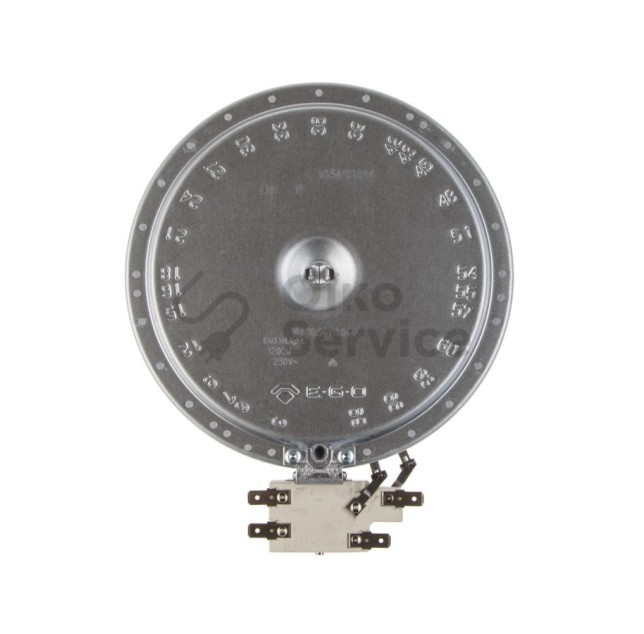 Εστια Κεραμική EGO 1200 Watt (2 άκρα) Γενικής Χρήσης Συμβατό Προιόν 