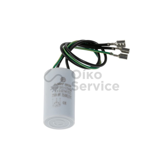 Πυκνωτής Αντιπαρασιτικός 0,1mf+2MΩ + 2 Χ 0,027μF ΓΕΝΙΚΗΣ ΧΡΗΣΗΣ ΣΥΜΒΑΤΟ ΠΡΟΙΟΝ