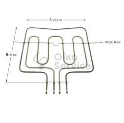 Άνω Αντίσταση & Γκριλ Φούρνου  Bosch, Pitsos, Siemens Συμβατό Προιόν 