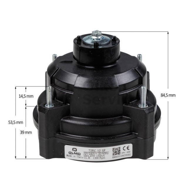 Ανεμιστήρας Επαγγελματικού Ψυγείου OLMO 5-13 Watt -- 1300-1800rpm Γενικής Χρήσης Συμβατό Προιόν 