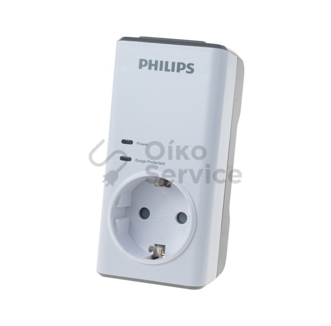 Μονόπριζο Ασφαλείας με Προστασία Υπέρτασης 1140J Philips CHP7010W/10