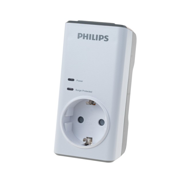Μονόπριζο Ασφαλείας με Προστασία Υπέρτασης 1140J Philips CHP7010W/10