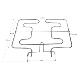 Κάτω Αντίσταση Φούρνου Bosch/Siemens Neff, Pitsos 1300 Watt Συμβατό Προιόν