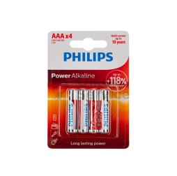 Μπαταρίες Αλκαλικές Philips ΑΑA (4 τεμ.) Original Αυθεντικο Προιον Μπαταρίες Αλκαλικές Philips ΑΑA (4 τεμ.) Original Αυθεντικο Προιον