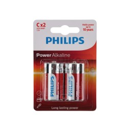 Μπαταρίες Αλκαλικές Philips C (2 τεμ.) Αυθεντικο Προιον Μπαταρίες Αλκαλικές Philips C (2 τεμ.) Αυθεντικο Προιον