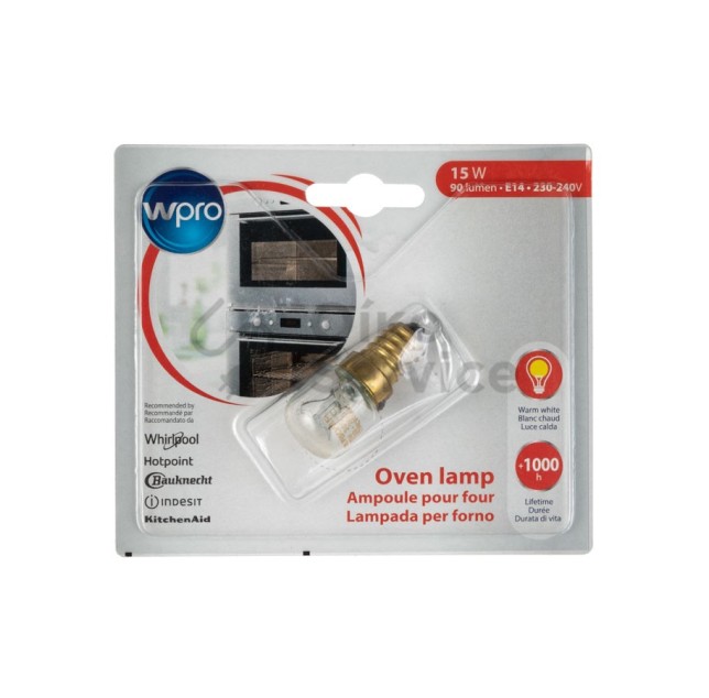 Λυχνία Φούρνου E14 - 15 Watt (Wpro) Γενικης Χρησης Λυχνία Φούρνου E14 - 15 Watt (Wpro) Γενικης Χρησης