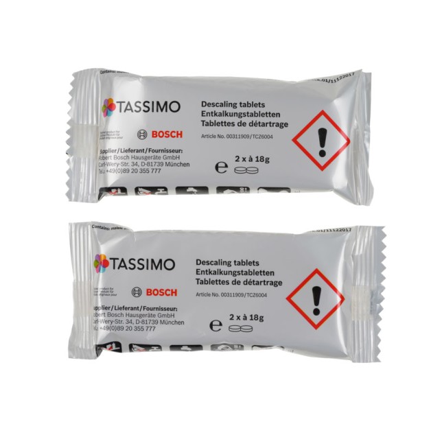 Καθαριστικο Απασβέστωσης Καφετιέρας Tassimo Ταμπλέτες Bosch,Siemens,Neff  ORIGINAL , ΑΥΘΕΝΤΙΚΟ ΠΡΟΙΟΝ